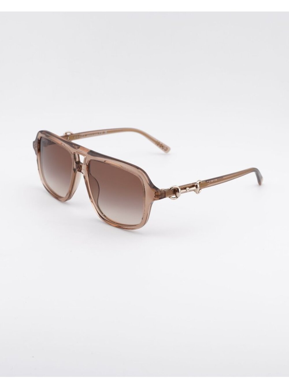 Gucci GG2052S 010 Sunglasses Brown Square Frame, Brown Lenses